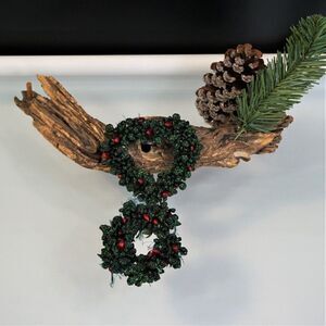 Christmas Candle Rings Green Red Round And Heart Shape Set Of 2 Holiday Decor